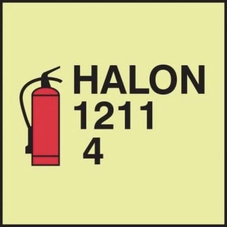 Accuform IMO  FIRE CONTROL EQUIPMENT 6 in  X MLMR711GX MLMR711GX